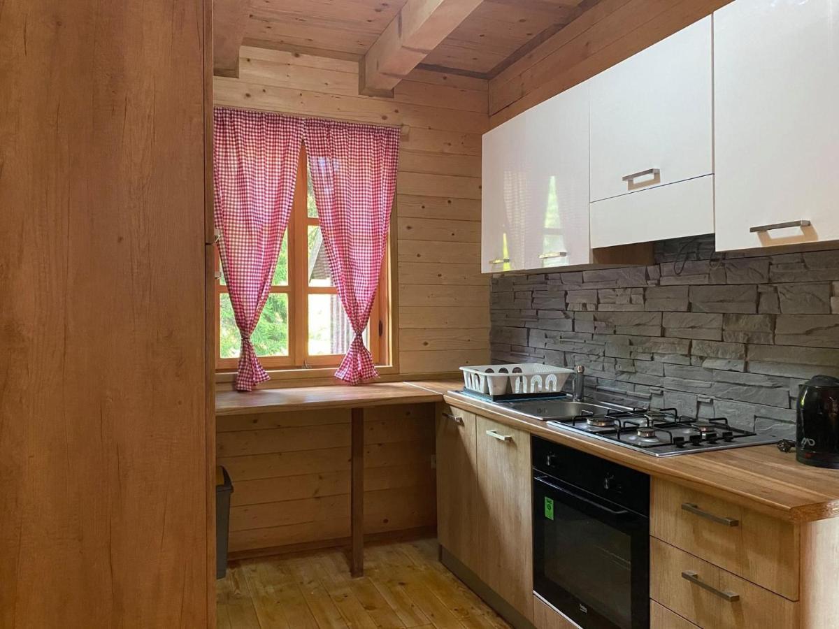 Wooden House With A Waterfall "Stipanov Mlin" Villa พลิตวิชกา เยเซรา ภายนอก รูปภาพ