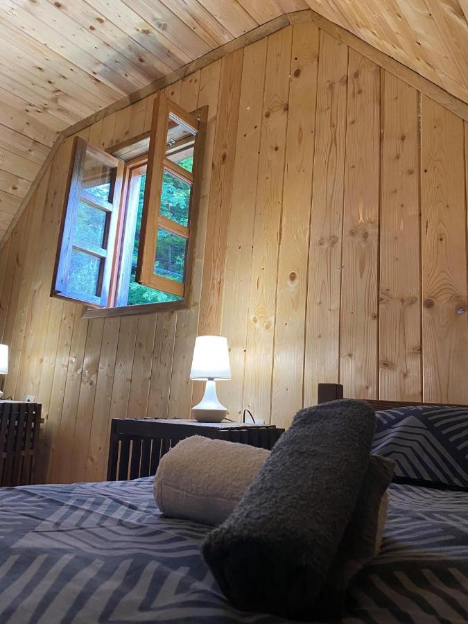 Wooden House With A Waterfall "Stipanov Mlin" Villa พลิตวิชกา เยเซรา ภายนอก รูปภาพ