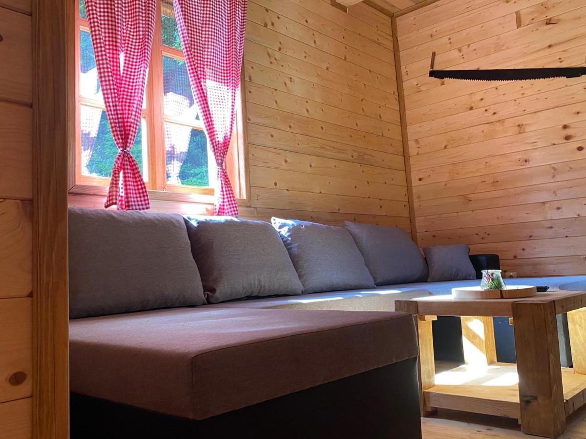 Wooden House With A Waterfall "Stipanov Mlin" Villa พลิตวิชกา เยเซรา ภายนอก รูปภาพ